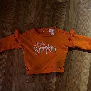 Cat & Jack Orange 'Little Pumpkin' Kids Top